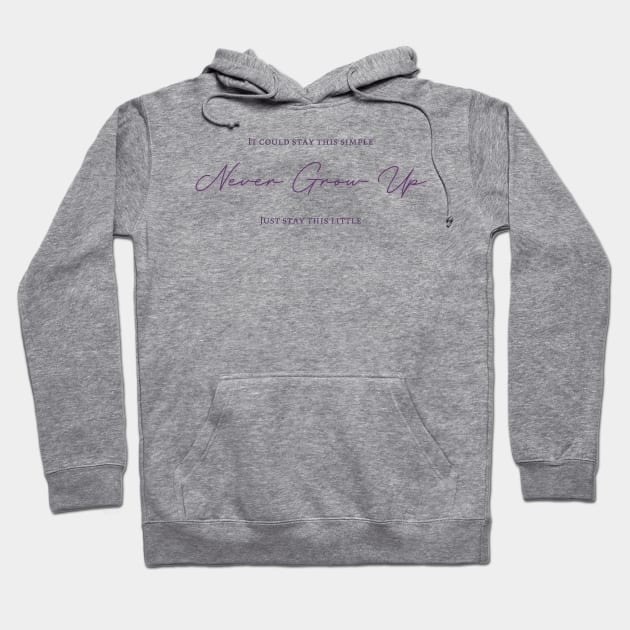 Never Grow Up Hoodie by fashionsforfans